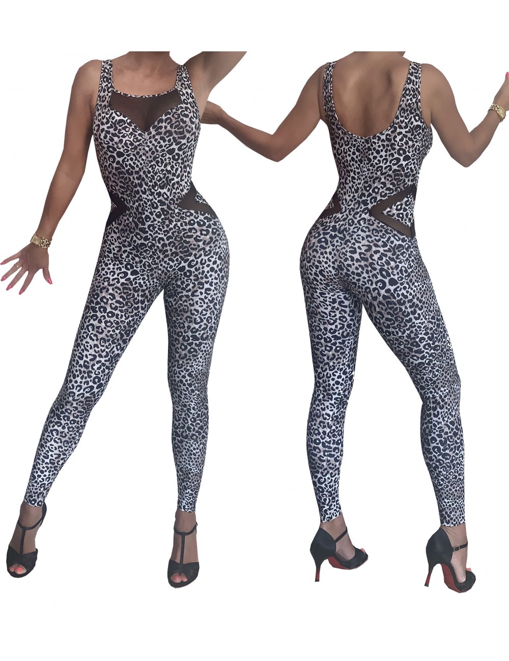 LEPARDO animal print MONOS DE SALSA Y BACHATA