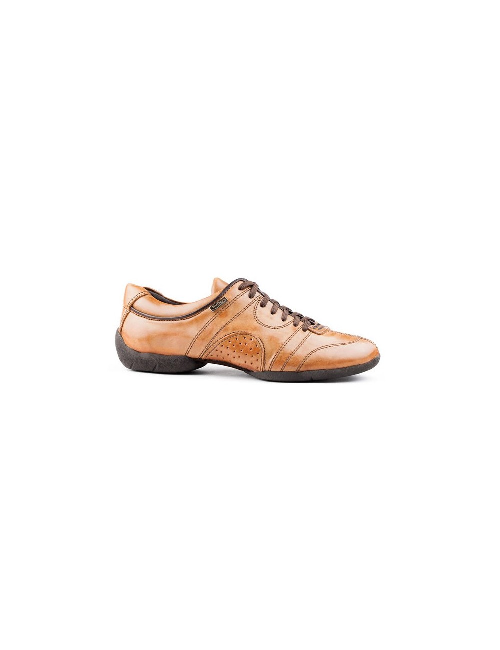 plantador ballena azul Referéndum Sneakers hombre camel en piel