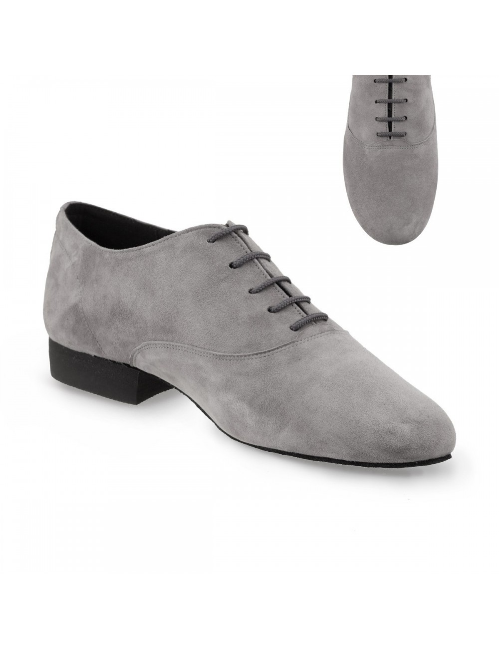 Zapato de baile latino gris hombre