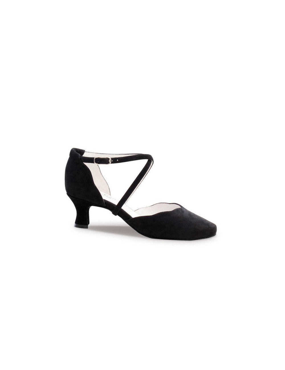 Cómodo tacón bajo 1.5 negro caqui profesional latino baile salón zapatos  mujeres L-030